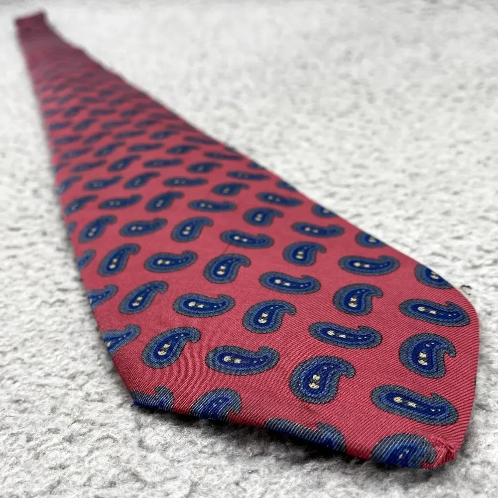 Robert Talbott Nordstrom Men's Silk Necktie Paisley Hand‎ Sewn Corpcore Business